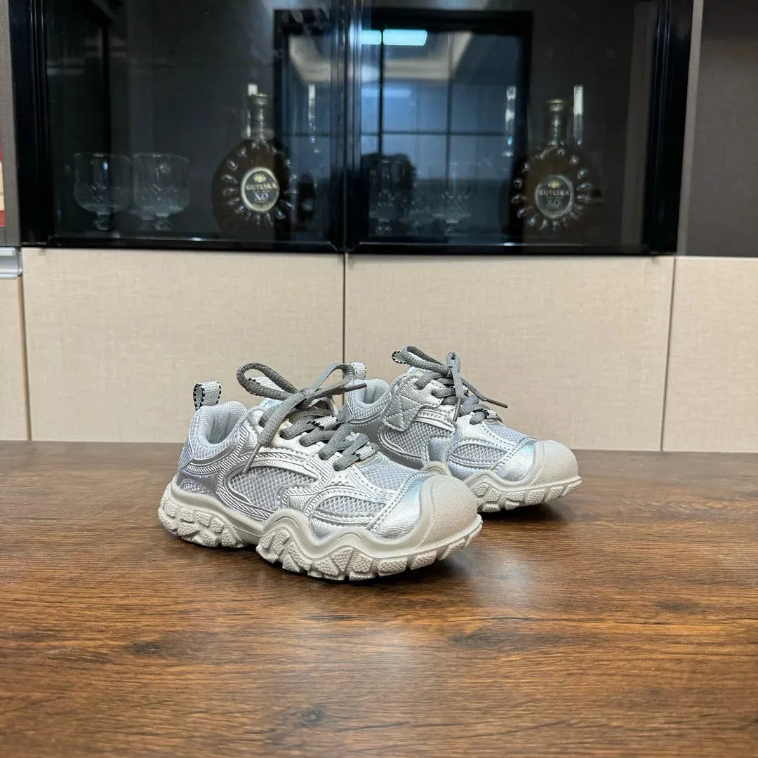 Vintage ugly children's shoes Famous Designer Luxury Brand Sneakers High quality Youth shoes Non-slip  Classic Casual shoes
