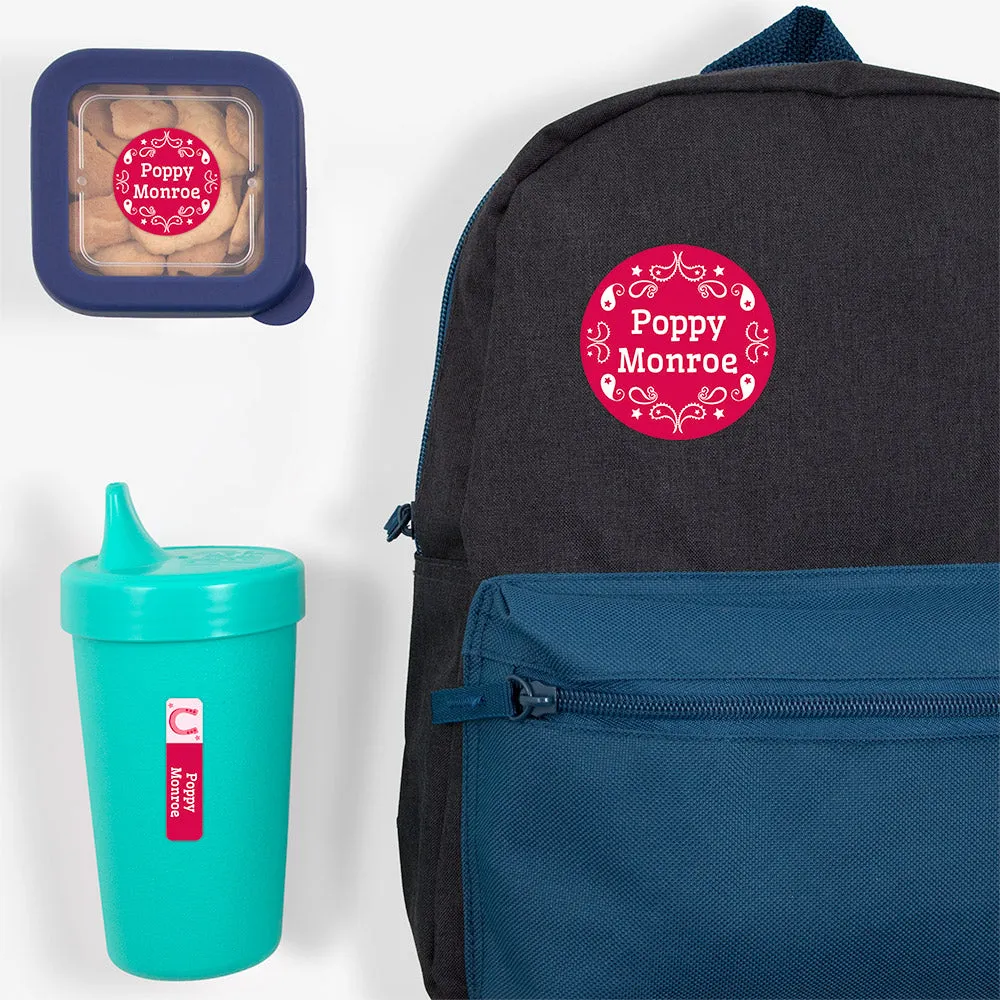 Western Preschool Labels Pack