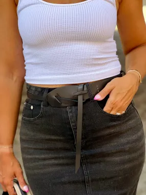 WTF Lyra Belt (Black) by Free People